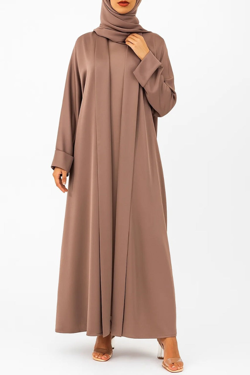 Beige yara abaya