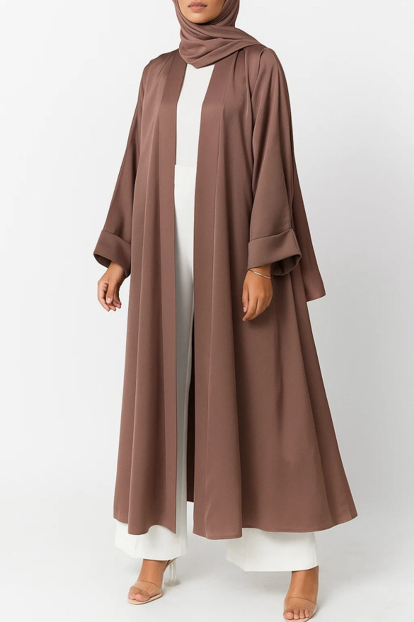 Beige yara abaya