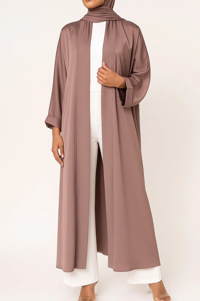 Beige yara abaya