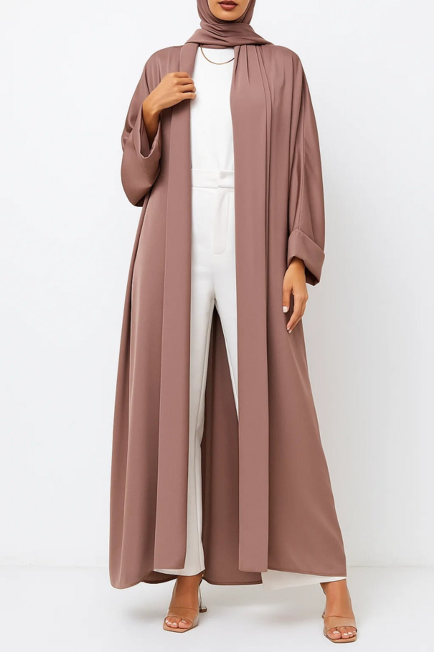 Beige yara abaya