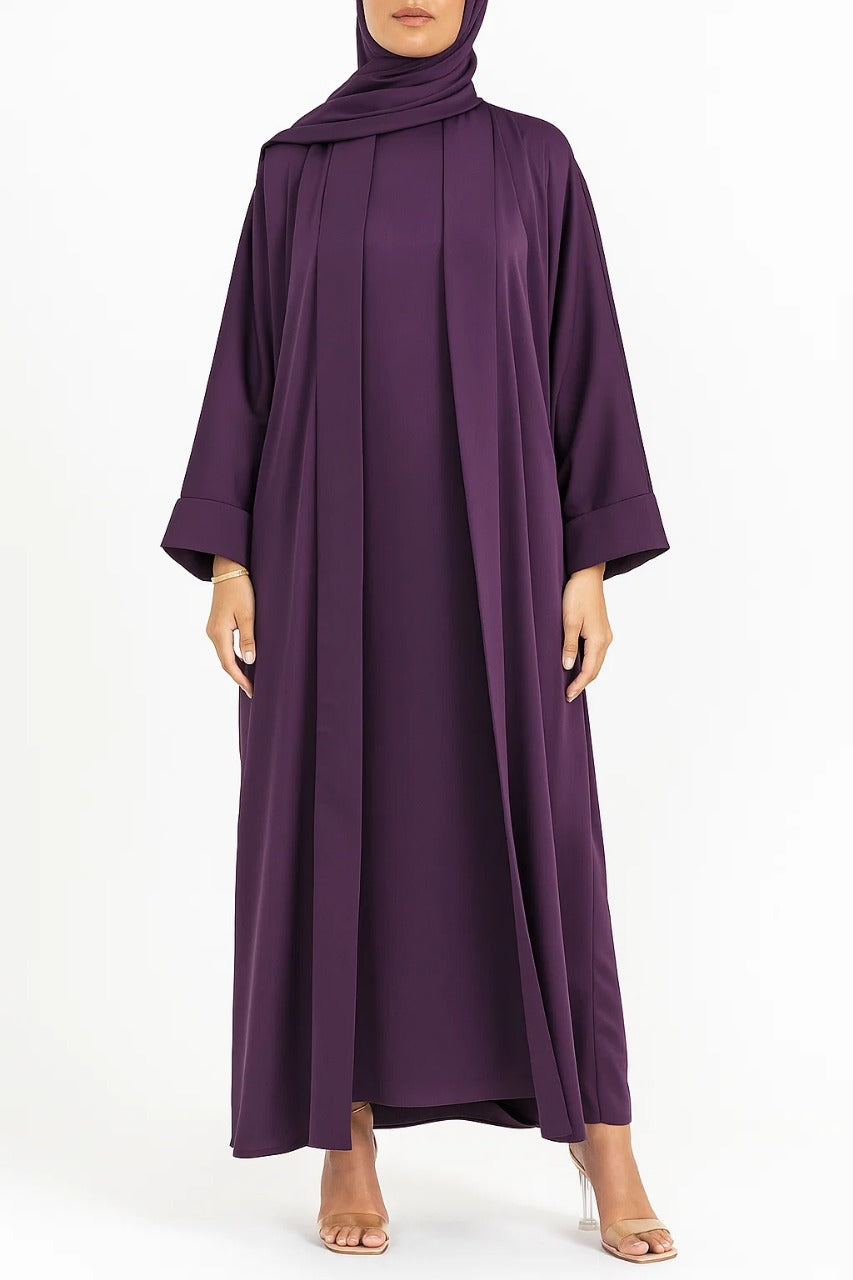Purple yara abaya