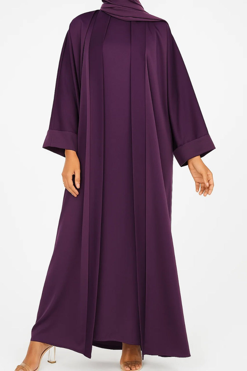 Purple yara abaya