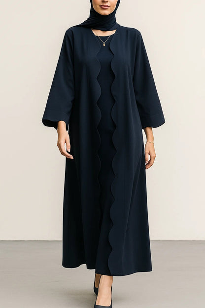 Blue Wave Abaya