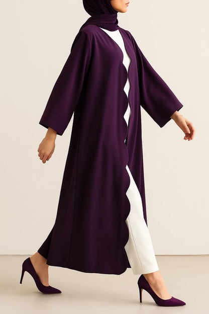Purple Wave Abaya