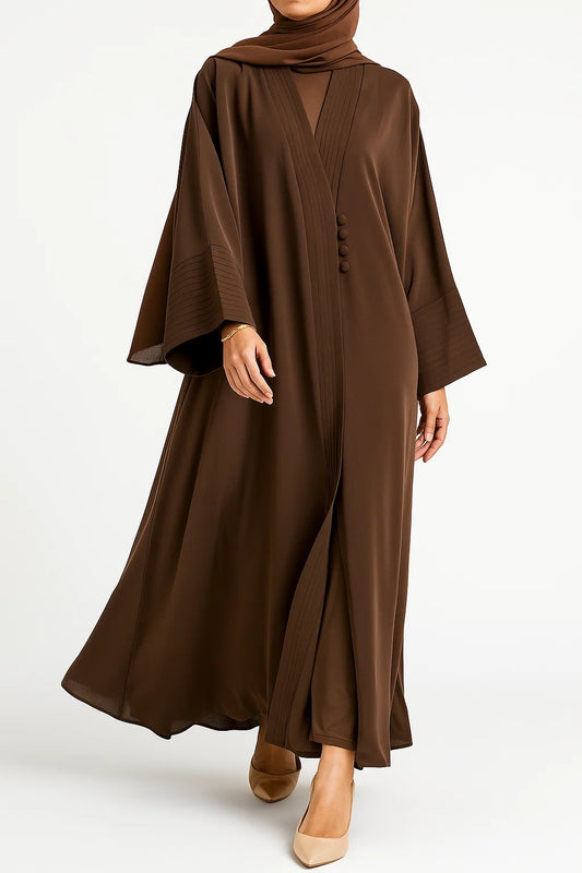 Brown Muse line Abaya