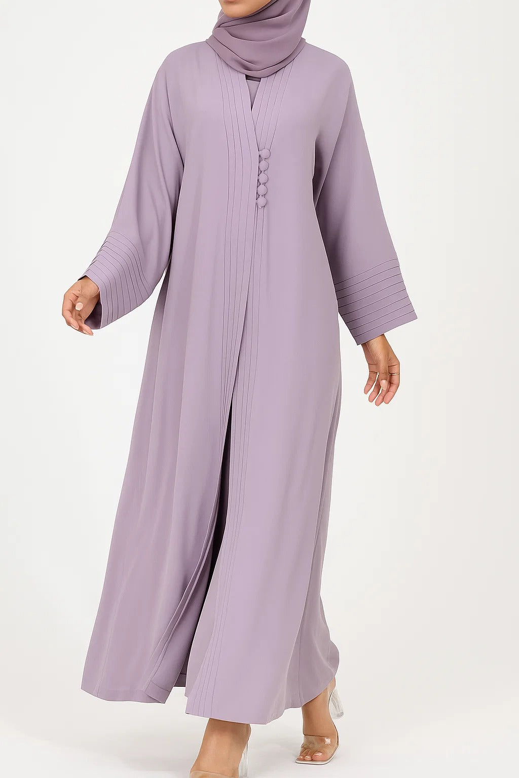 Purple Muse line Abaya