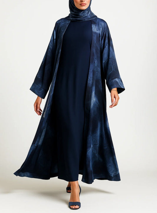Blue Celeste abaya