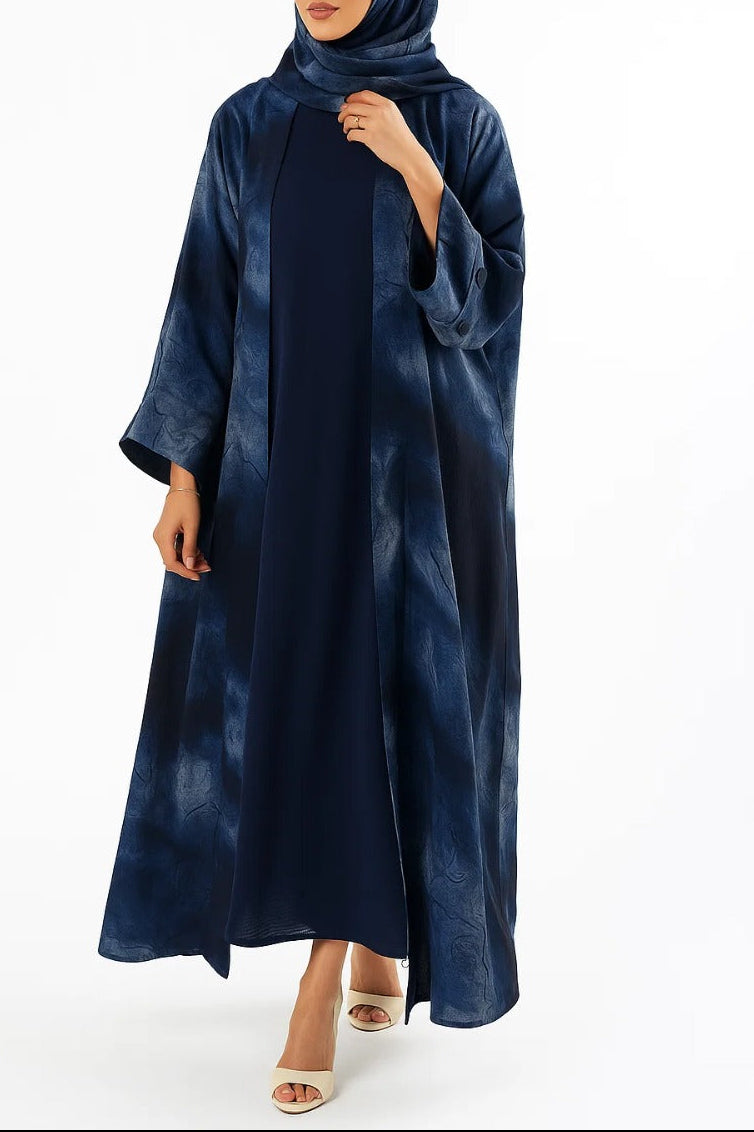 Blue Celeste abaya