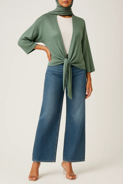 Moss Green - Muse Cardigan