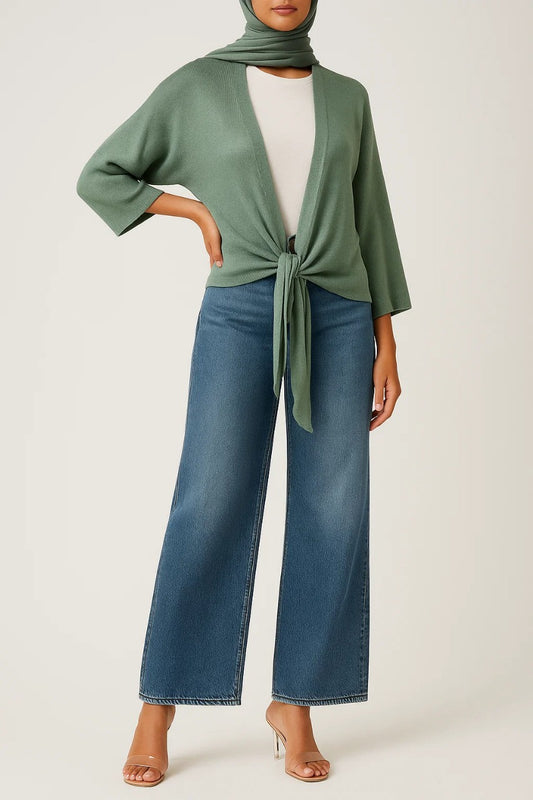 Moss Green - Muse Cardigan