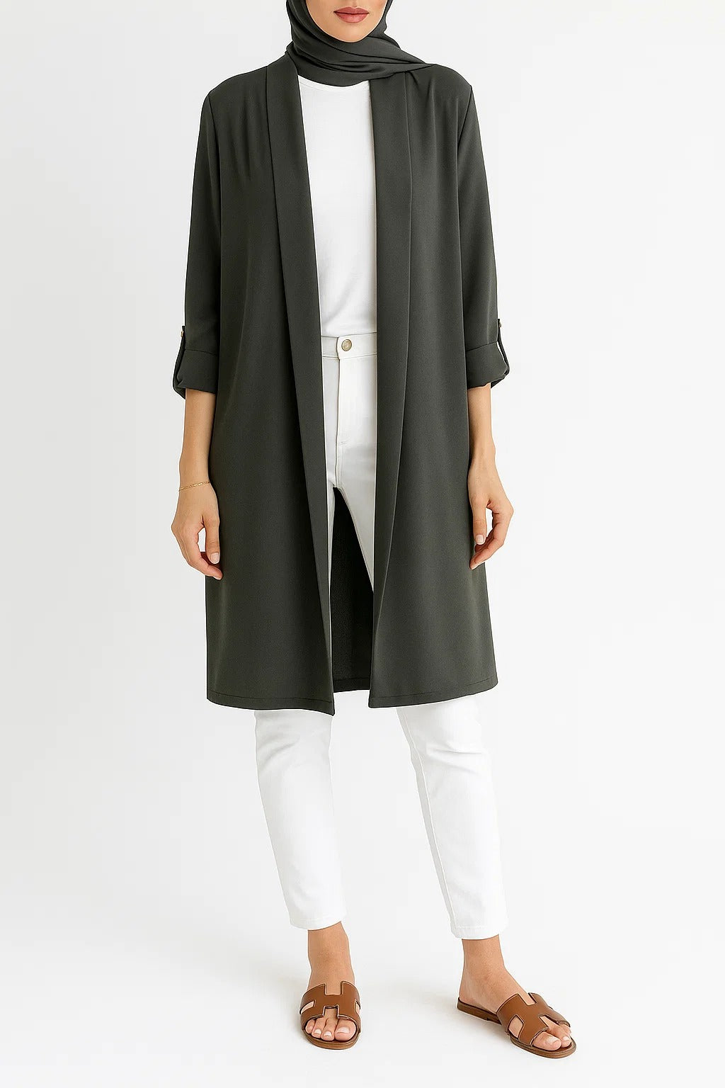 Emerald Green - Duster Cardigan