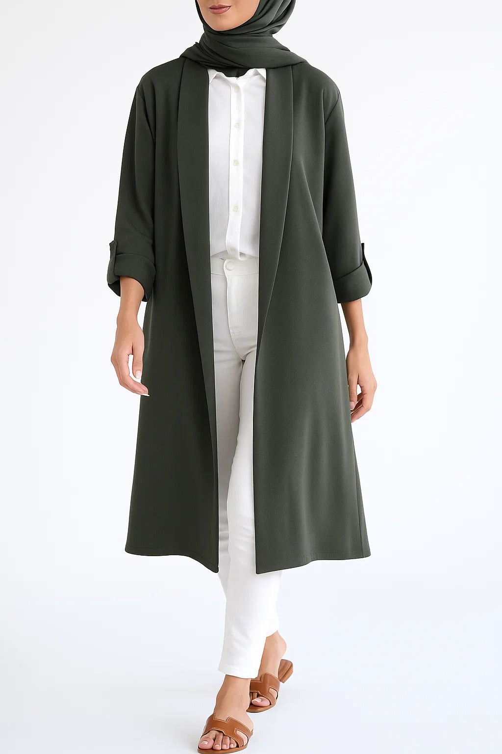 Emerald Green - Duster Cardigan