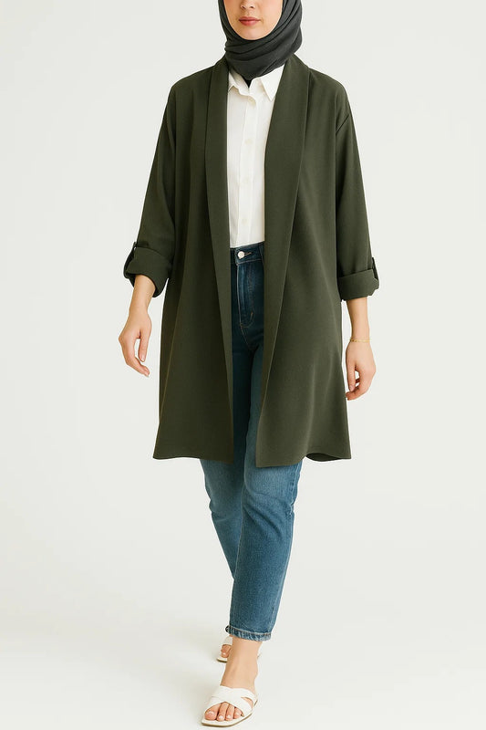 Emerald Green - Duster Cardigan