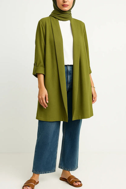 Emerald Green - Duster Cardigan