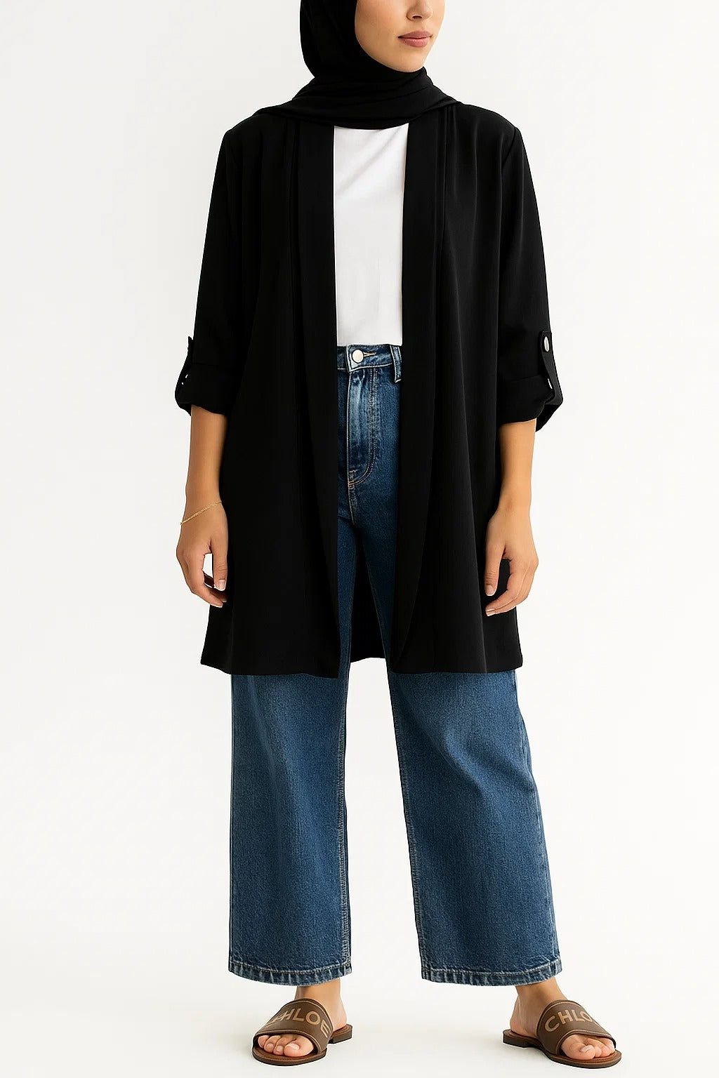 Black - Duster Cardigan