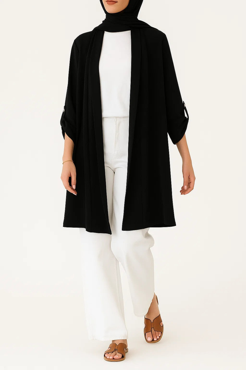 Black - Duster Cardigan