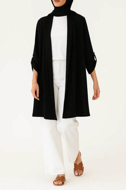 Black - Duster Cardigan