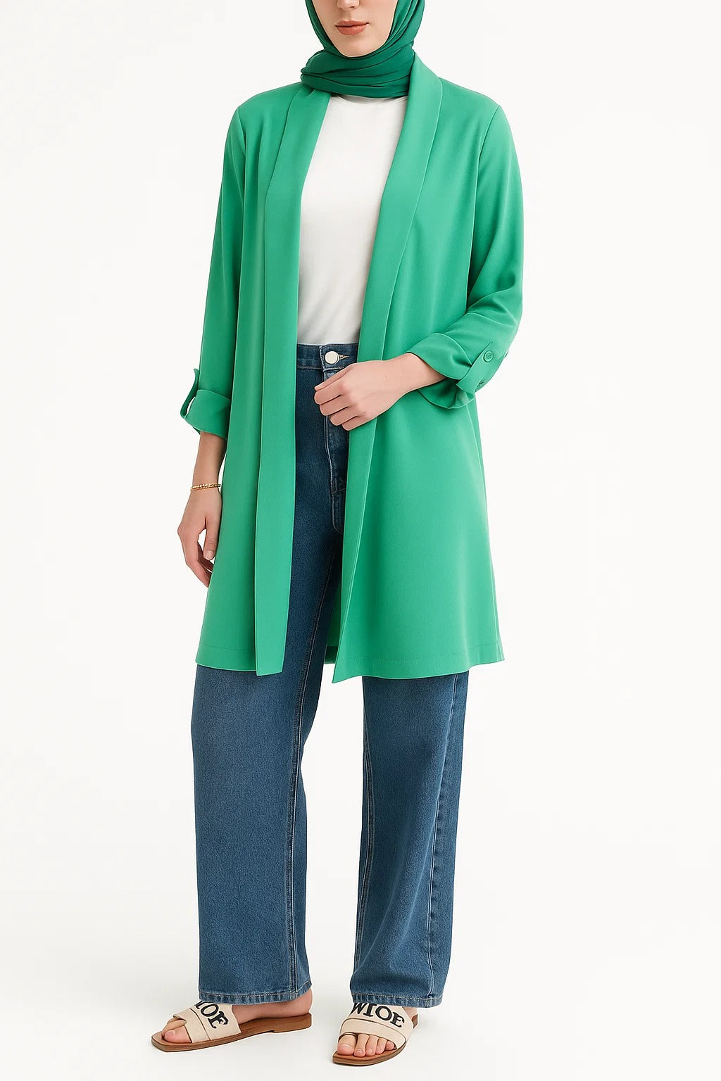 Grass Green - Duster Cardigan