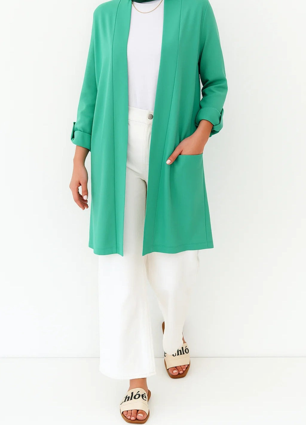 Grass Green - Duster Cardigan