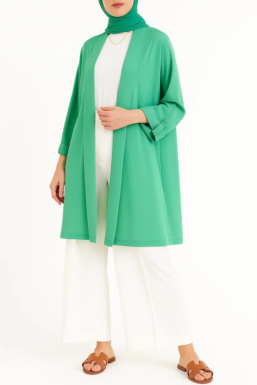 Grass Green - Duster Cardigan
