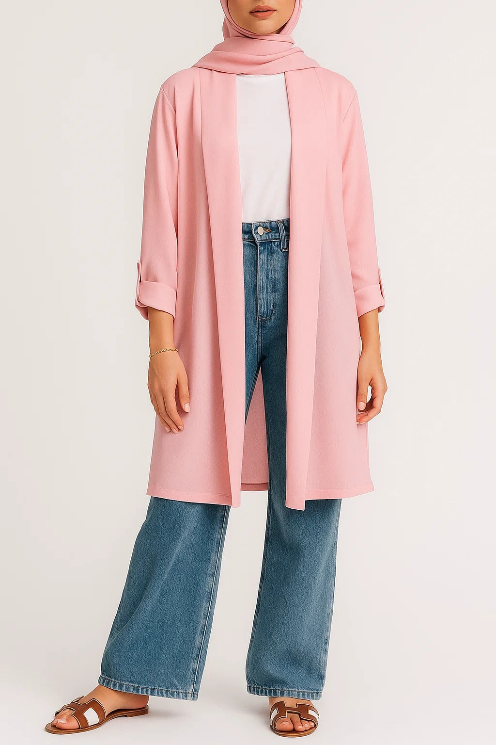 Dust Pink - Duster Cardigan