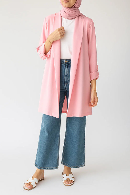 Dust Pink - Duster Cardigan