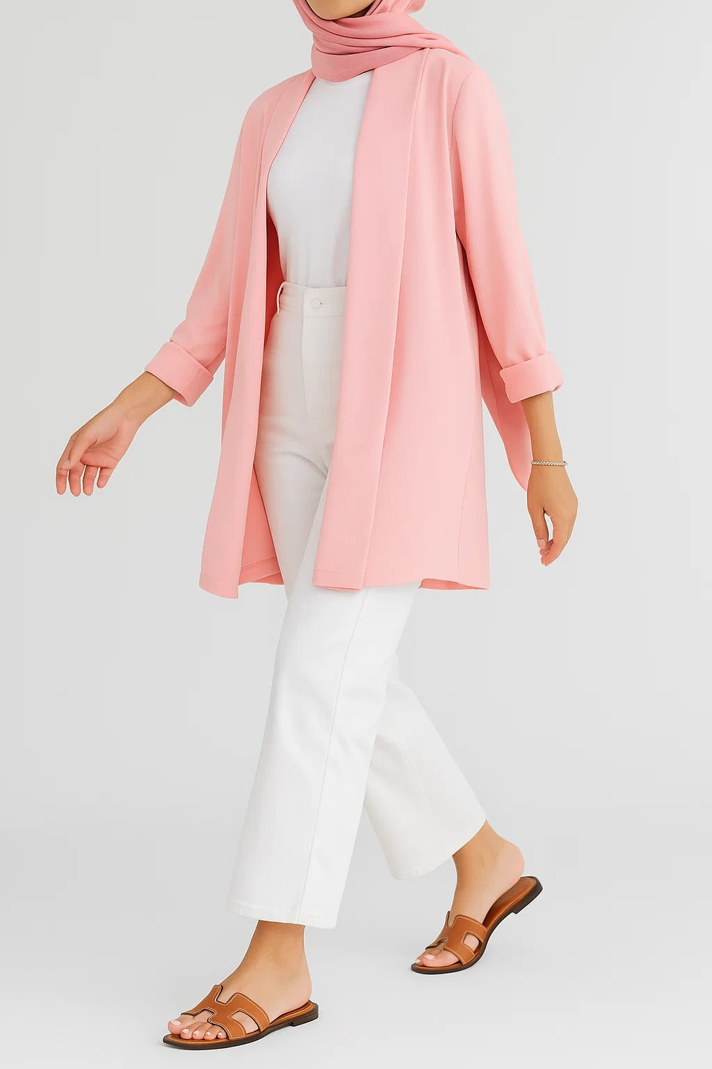Dust Pink - Duster Cardigan