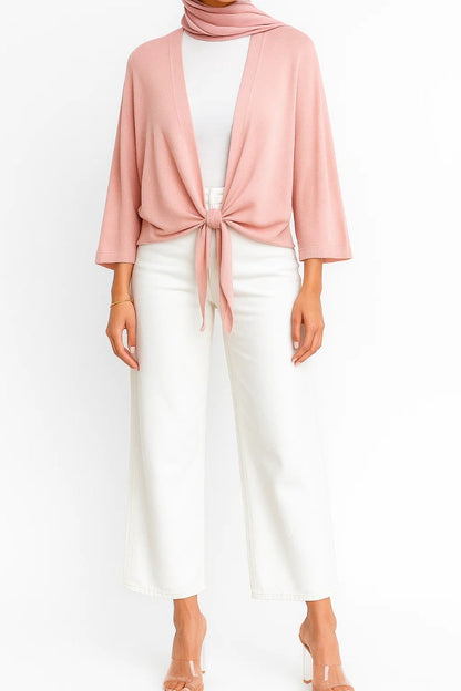 Nude Pink  - Muse Cardigan