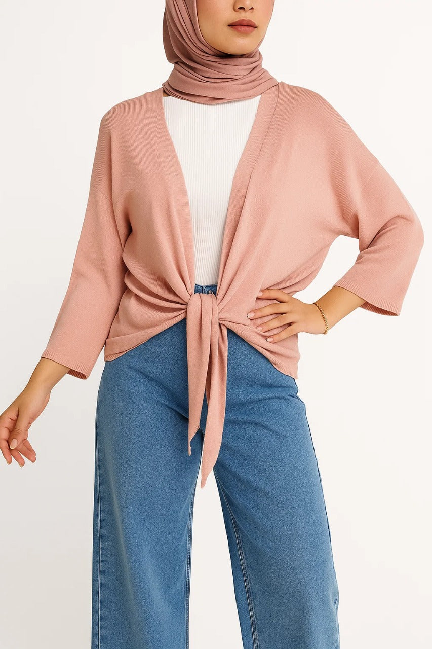 Nude Pink  - Muse Cardigan