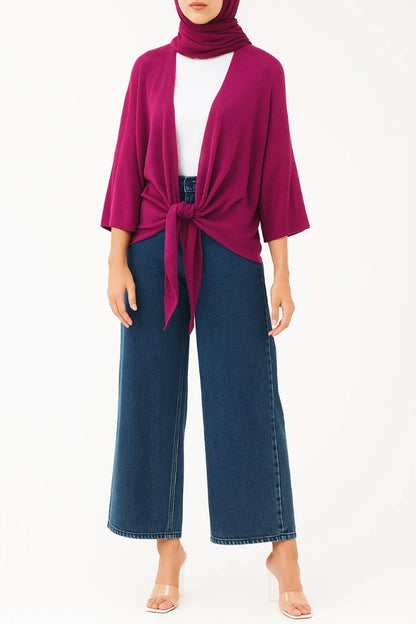 Cherry Red - Muse Cardigan