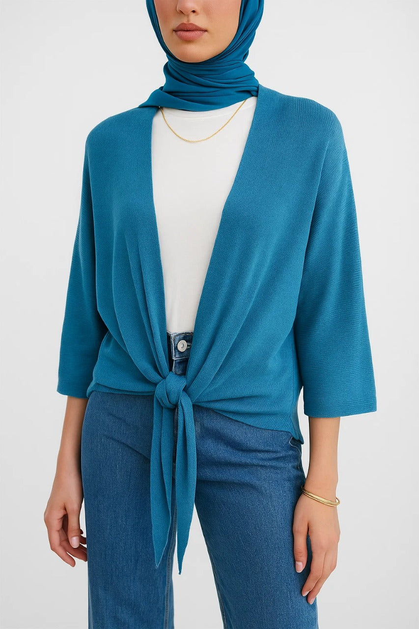Teal Blue - Muse Cardigan
