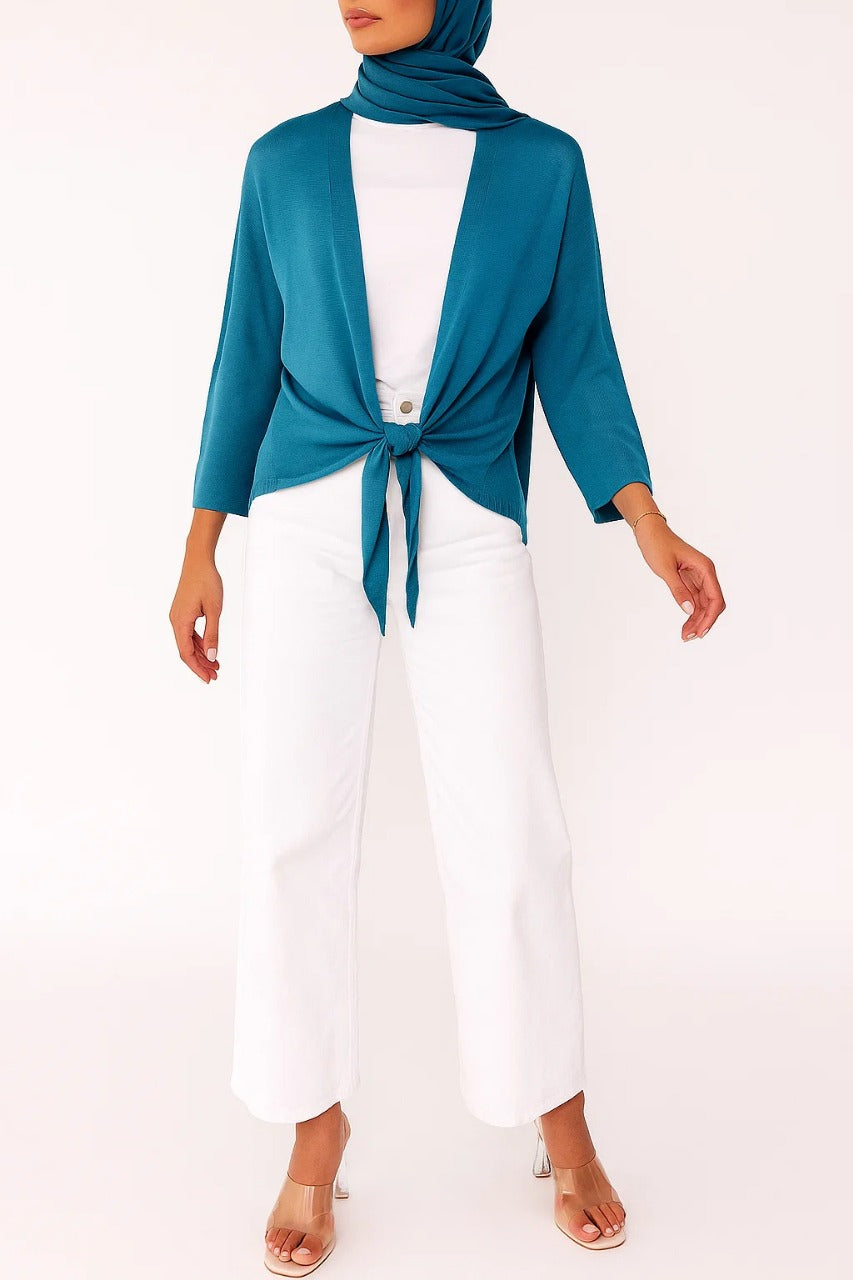 Teal Blue - Muse Cardigan
