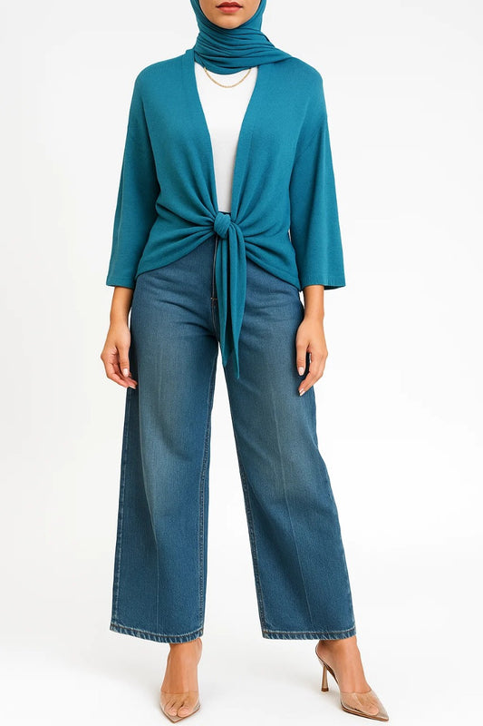 Teal Blue - Muse Cardigan