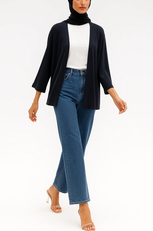 Black - Sand Dune Cardigan