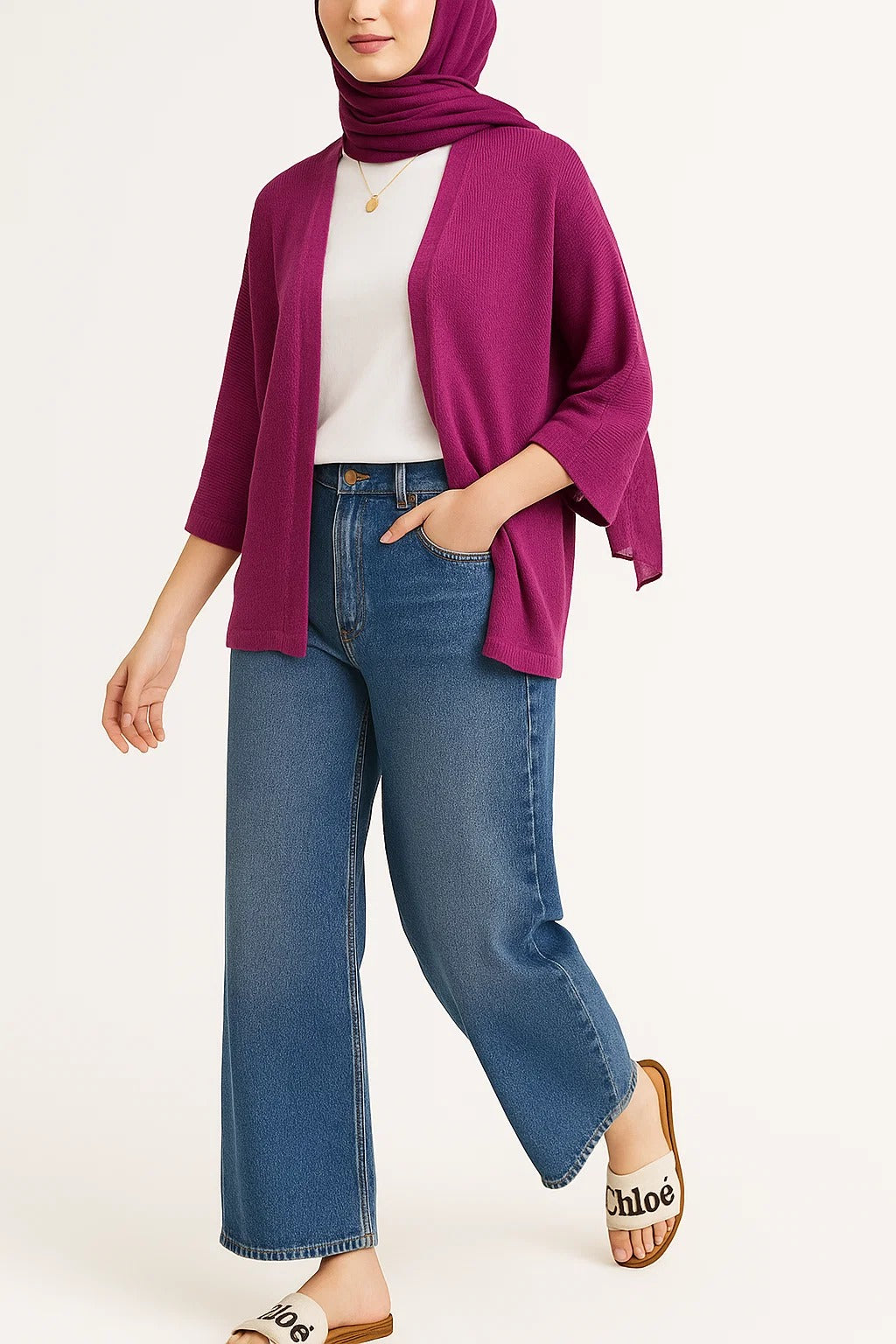 Cherry Red - Sand Dune Cardigan