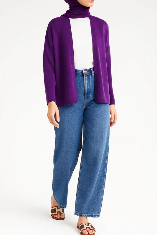Purple - Sand Dune Cardigan