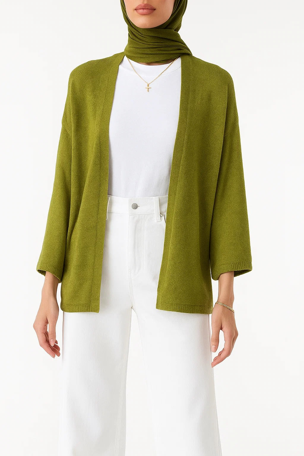 Olive Green - Sand Dune Cardigan