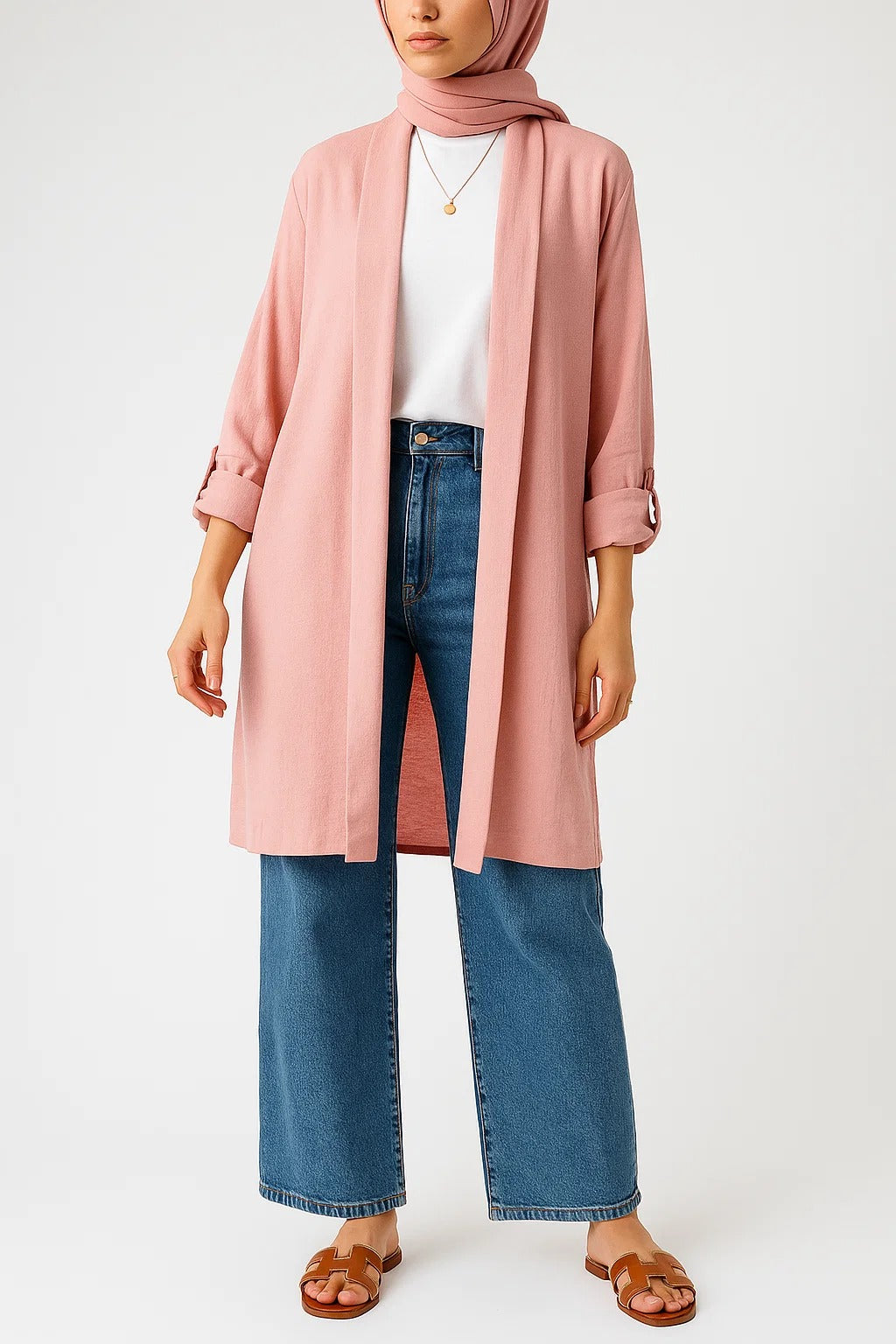 Pink- Latte Layer Cardigan