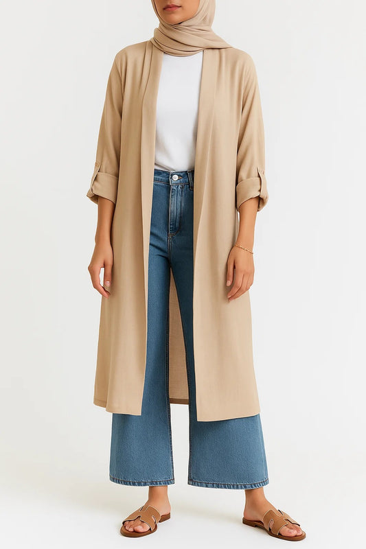 Beige- Latte Layer Cardigan