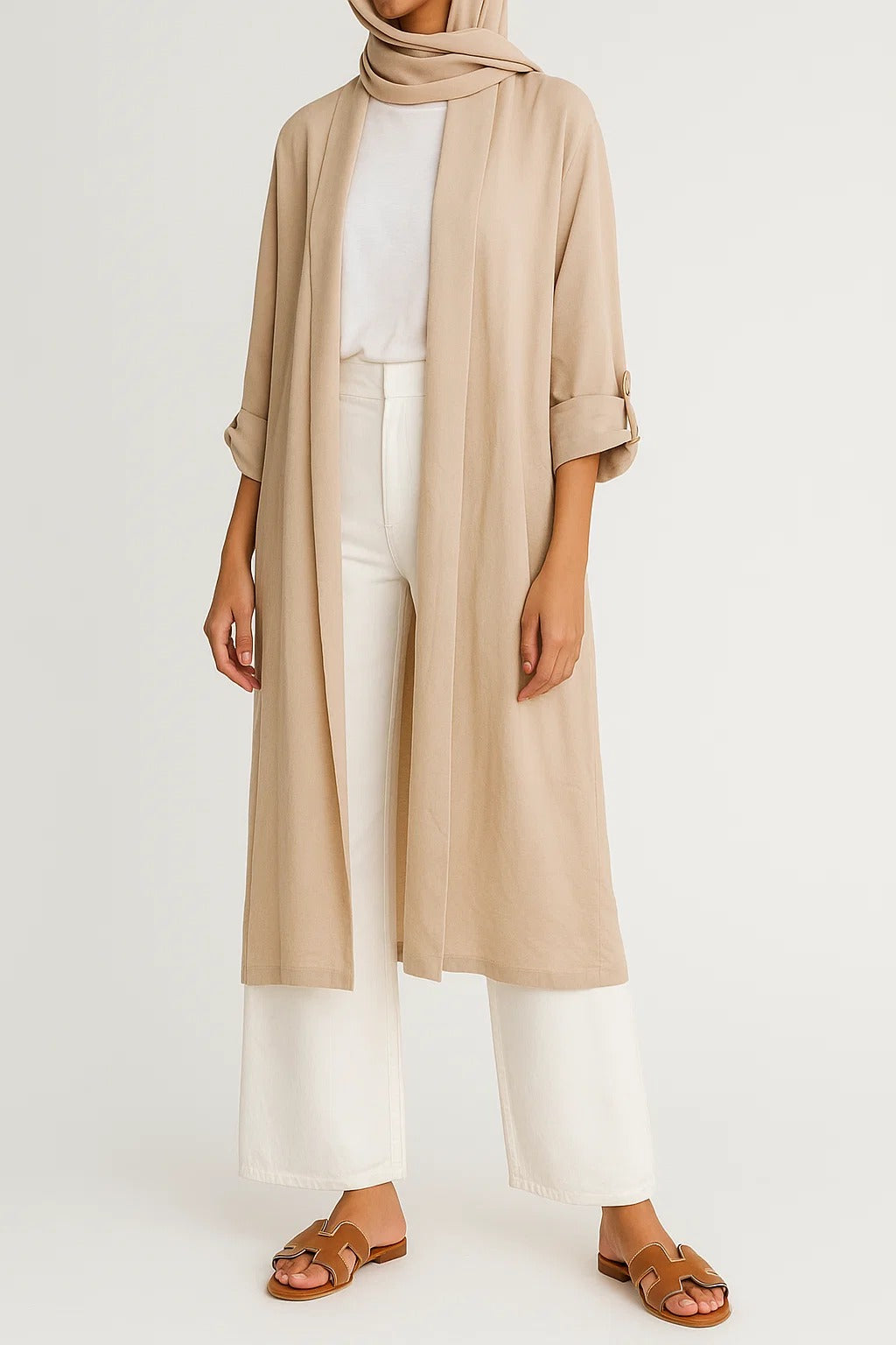 Beige- Latte Layer Cardigan