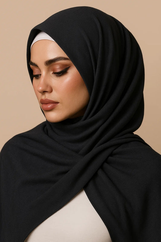 Black Jersey Hijab