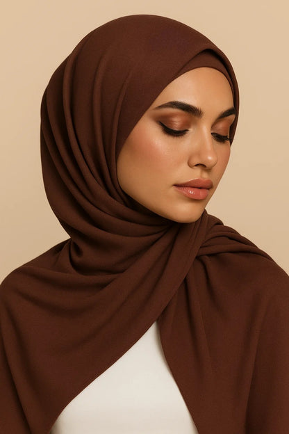 Cocoa Jersey Hijab
