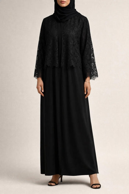 Black Moon Veil Abaya