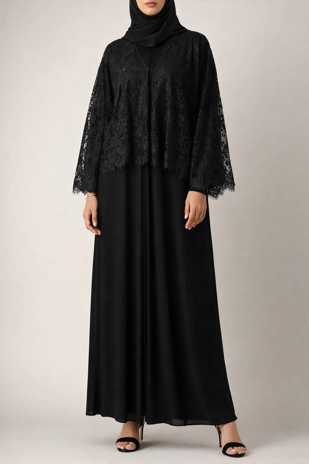 Black Moon Veil Abaya