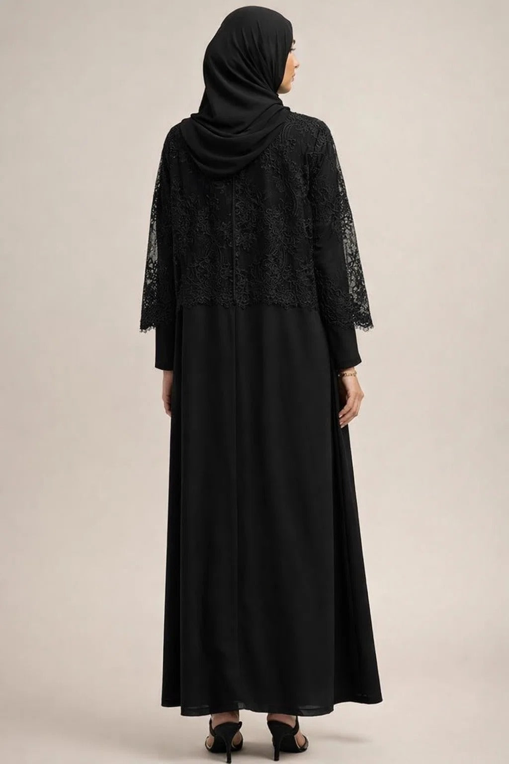 Black Moon Veil Abaya