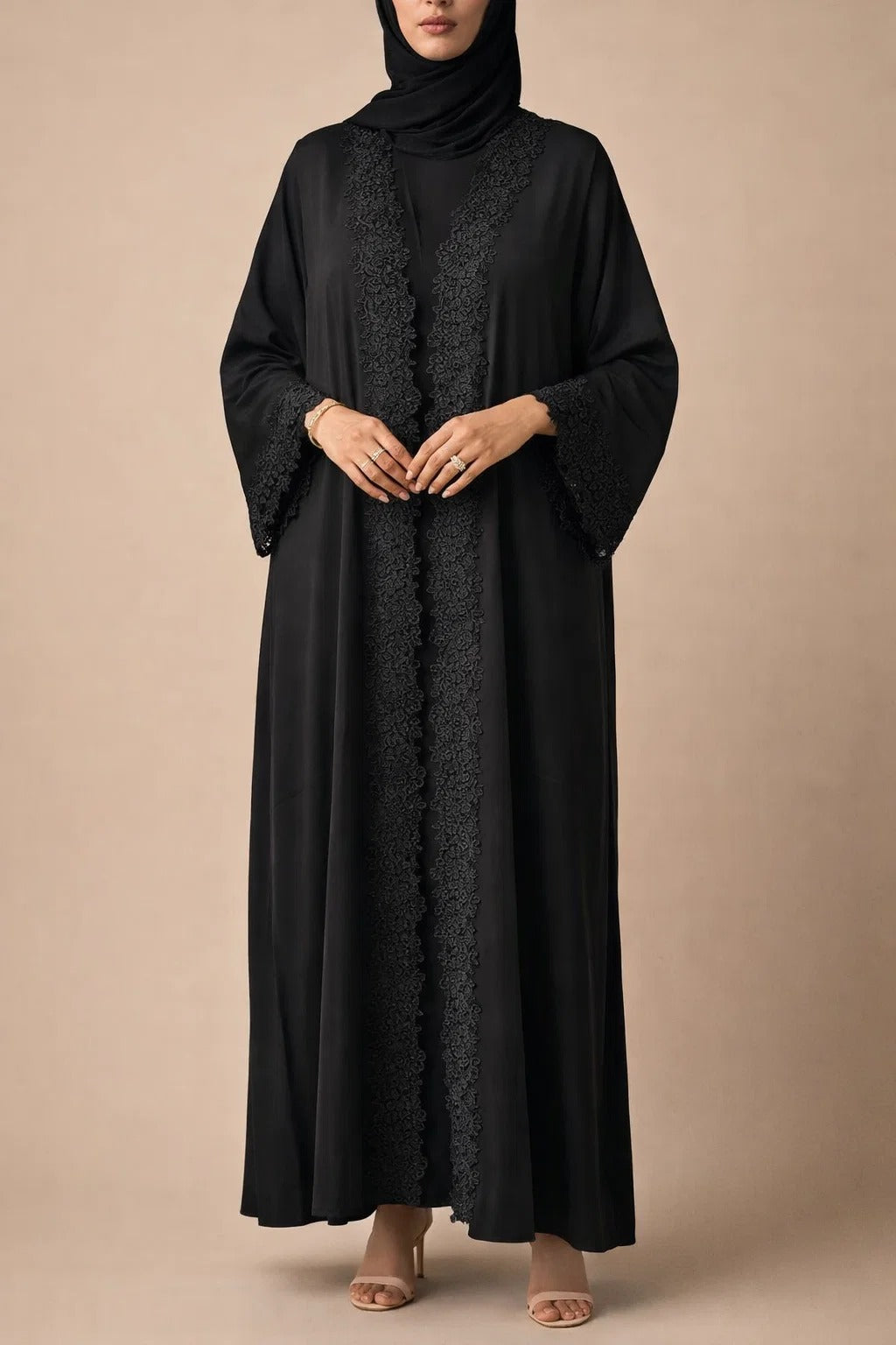 Black Ebrya Abaya