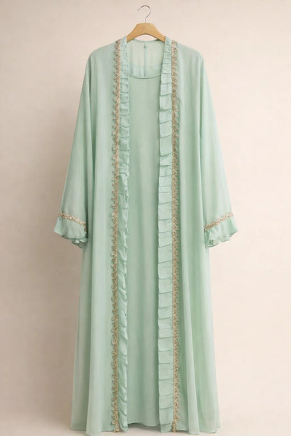 Mint Green Stella Abaya