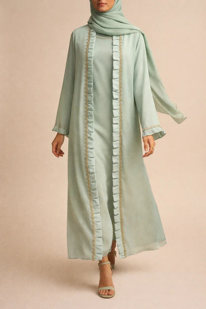 Mint Green Stella Abaya