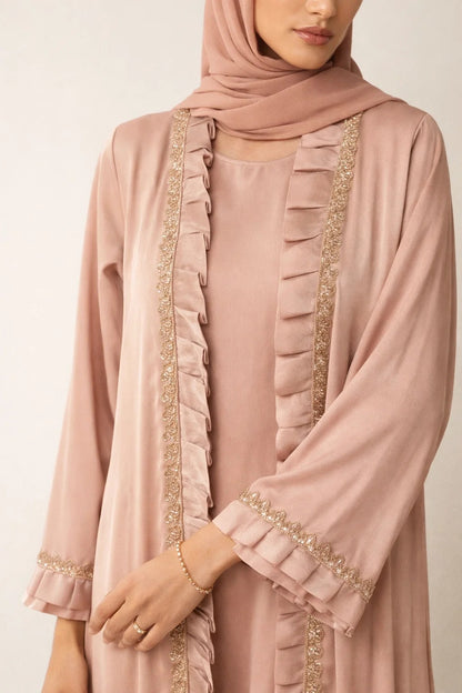 Pink Stella Abaya