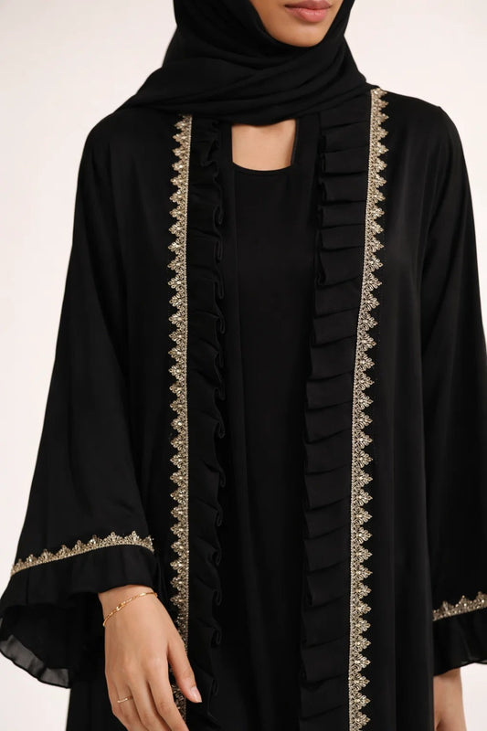 Black Stella Abaya
